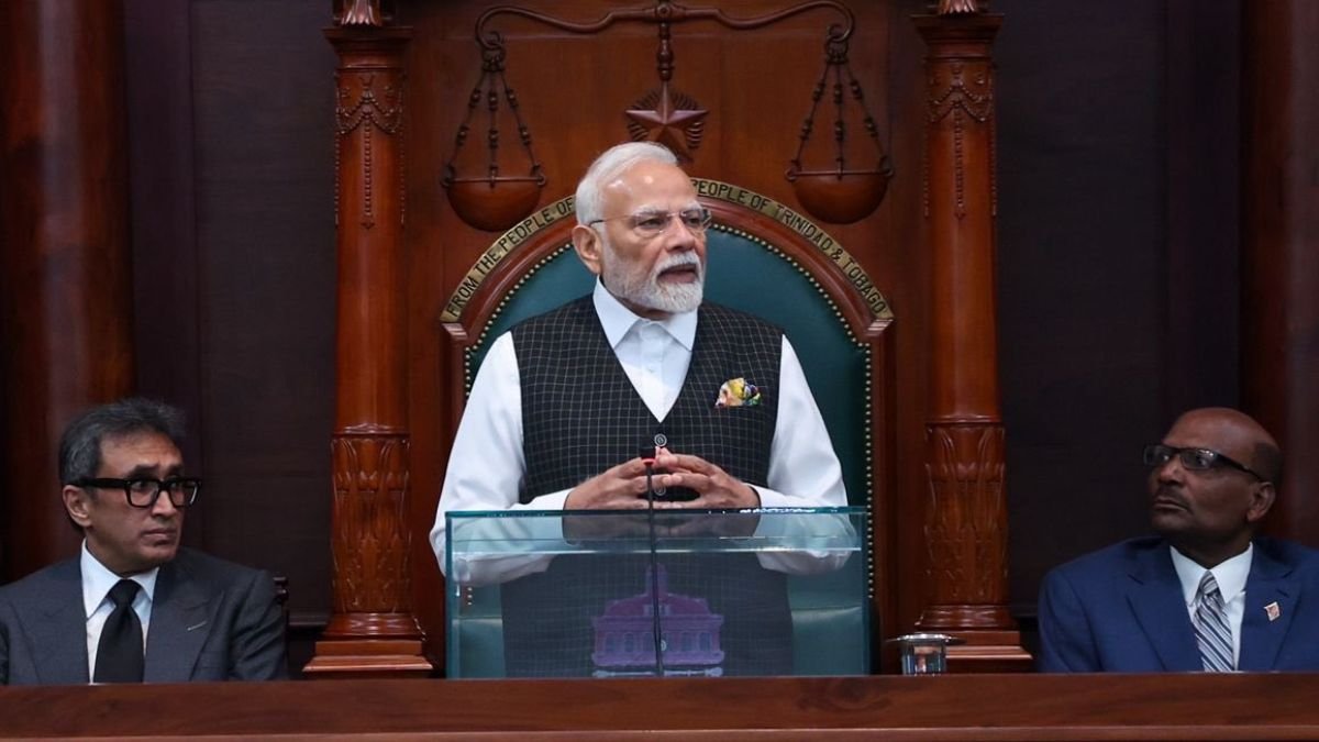 PM Modi Trinidad Tobago Parliament