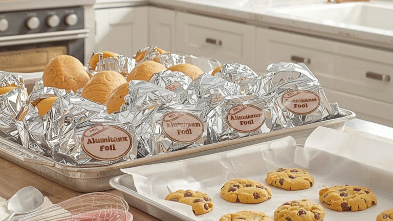 Aluminum foil or butter paper